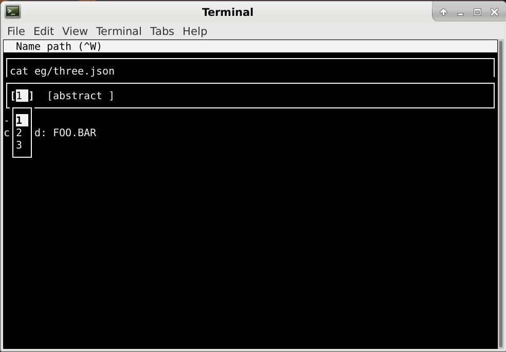 default view of arrays