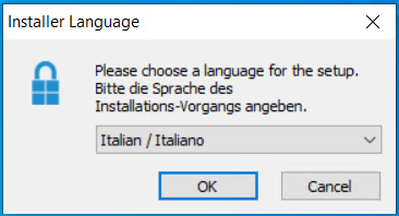 Gpg4win installation
  language