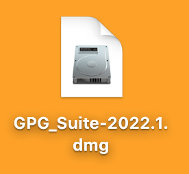 GPG Suite installation icon